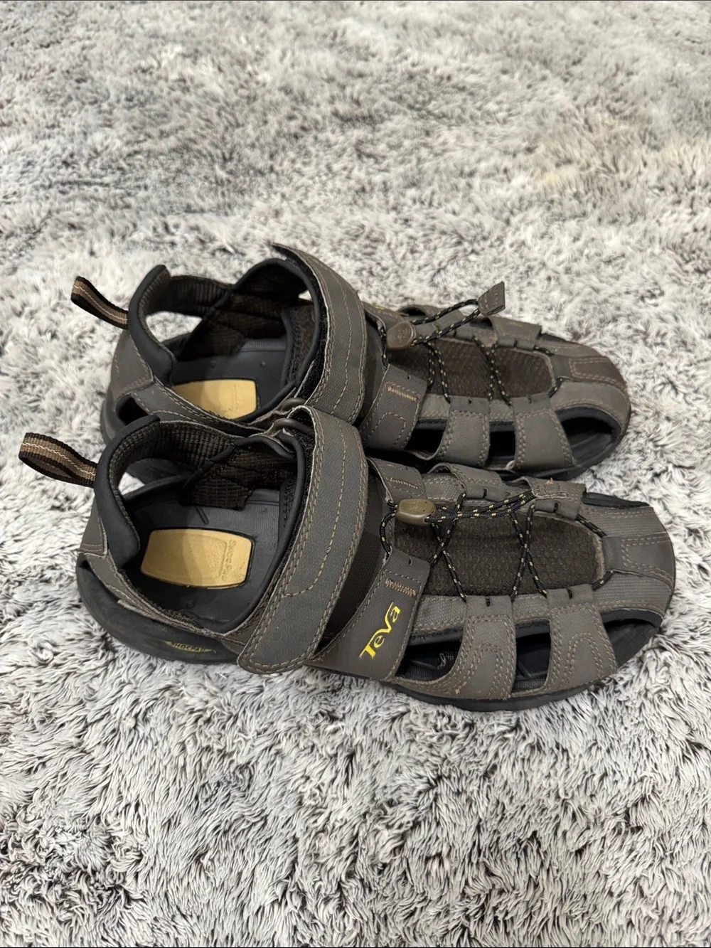 Teva Mens 9 Forebay Sport Sandals Outdoors Water Hiking Fishing Turkish Brown‎
